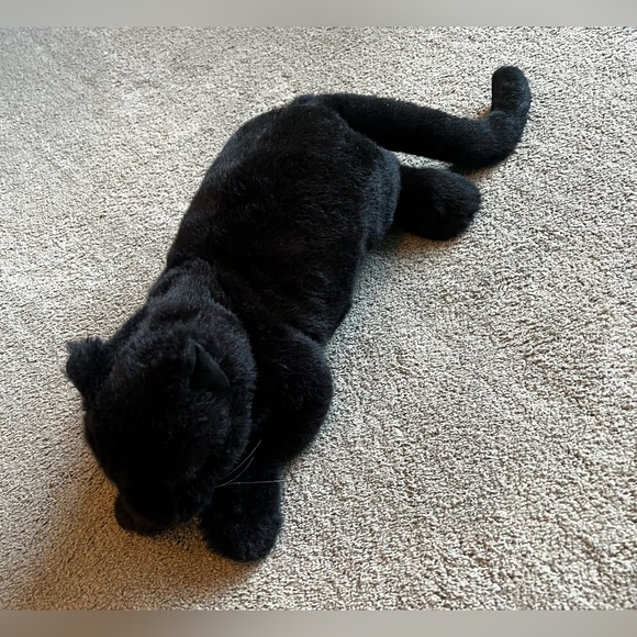 Folkmanis Black Cat Puppet Life Size 18” Stuffed Animal - Picture 1 of 10